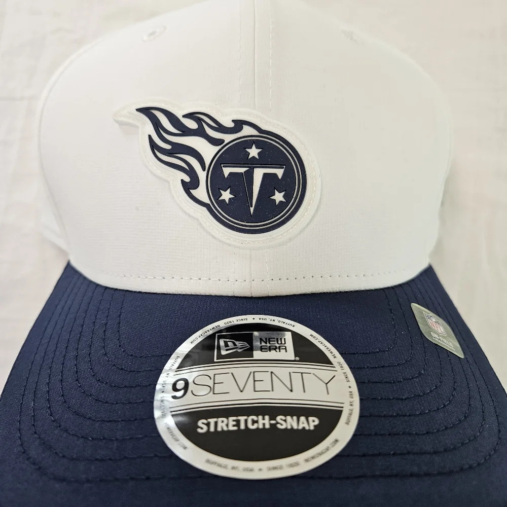 New Era Tennessee Titans NFL 9Seventy Stretch Snap Back Hat Cap White